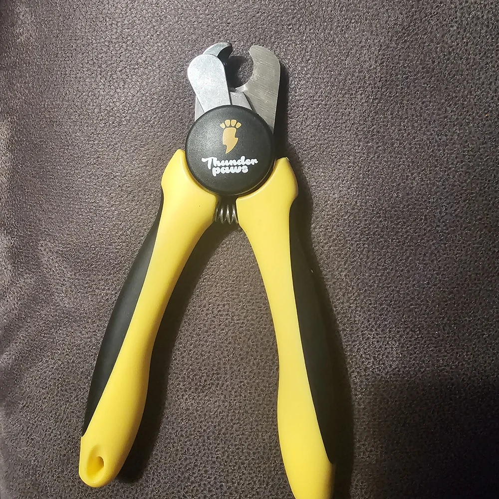 Thunder Paws Yellow and Black Pet Nail Clippers